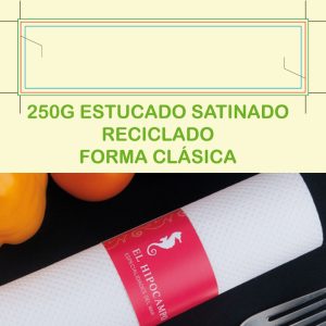Servilleteros forma clásica reciclado
