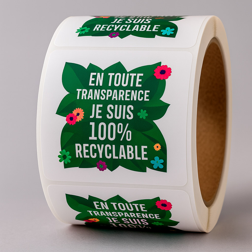 Pegatinas en bobina para etiquetadora automática